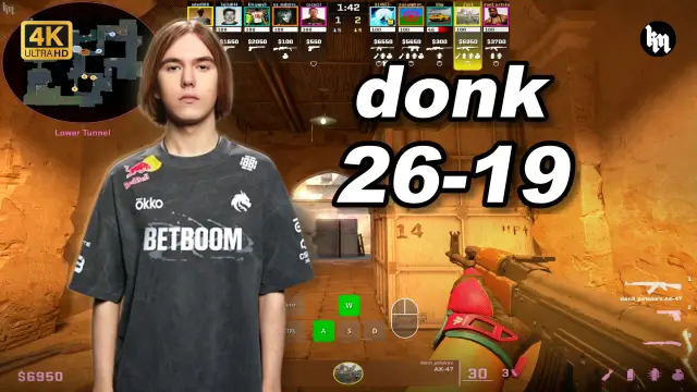 donk 🔥donk (26-19) 均分3300 炙热沙城2 POV | 2026.08.24 视频封面