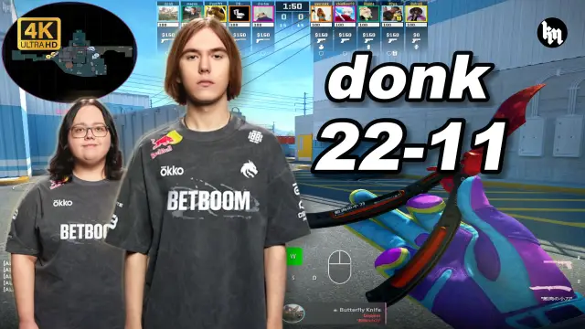 donk 🔥donk (22-11) 1.78 Rating 均分3500 核子危机 POV | 2026.09.03 视频封面