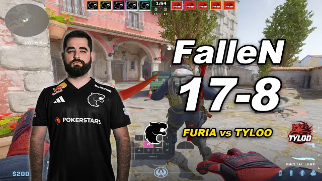FalleN FalleN (17-8) FURIA 对阵 TYLOO (炼狱小镇) | PGL Masters Bucharest 2026 视频封面