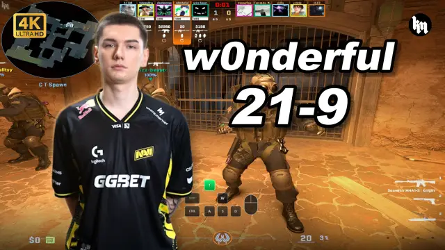 w0nderful 🔥w0nderful (21-9) 1.98 Rating 均分3300 炙热沙城2 POV | 2026.09.10 视频封面