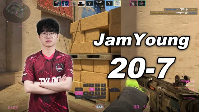 JamYoung 双排🔥JamYoung (20-7) 2.13 Rating 均分2700 荒漠迷城 POV | 2026.10.26 视频封面