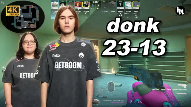 donk 🔥donk (23-13) 1.49 Rating 均分3400 荒漠迷城 POV | 2026.08.29 视频封面