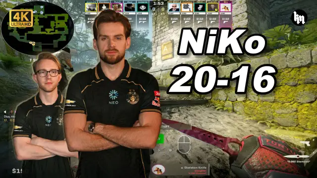 NiKo 🔥NiKo (20-16) 1.45 Rating 均分3400 远古遗迹 POV | 2026.08.30 视频封面