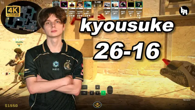 kyousuke 🔥kyousuke (26-16) 1.34 Rating 均分3700 荒漠迷城 POV | 2026.10.03 视频封面