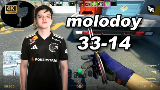 molodoy 🔥molodoy 33-14 天梯五排 均分2900 核子危机 POV | 2026.09.22 视频封面