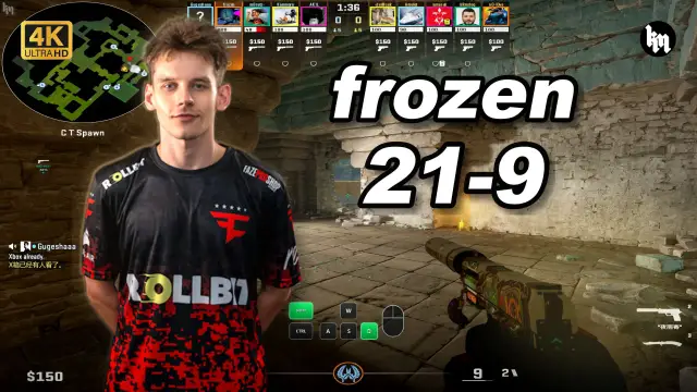 Frozen 🔥frozen (21-9) 寒王天梯单排 均分3200 远古遗迹 POV | 2026.09.25 视频封面