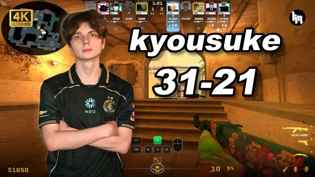 kyousuke 🔥kyousuke (31-21) 1.81 Rating 均分3300 荒漠迷城 POV | 2026.09.24 视频封面