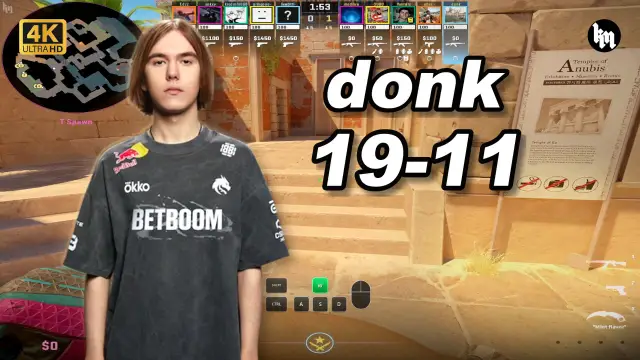 donk 🔥donk天梯单排 均分3300 阿努比斯 POV | 2026.10.01 视频封面