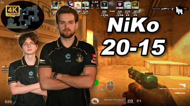 NiKo 🔥NiKo (20-15) 和京介双排 均分3400 炙热沙城2 POV | 2026.08.25 视频封面