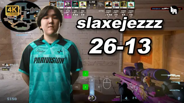 slaxejezzz 🔥slaxejezzz (26-13) 对阵NiKo/m0NESY 均分3400 阿努比斯 POV | 2026.09.02 视频封面