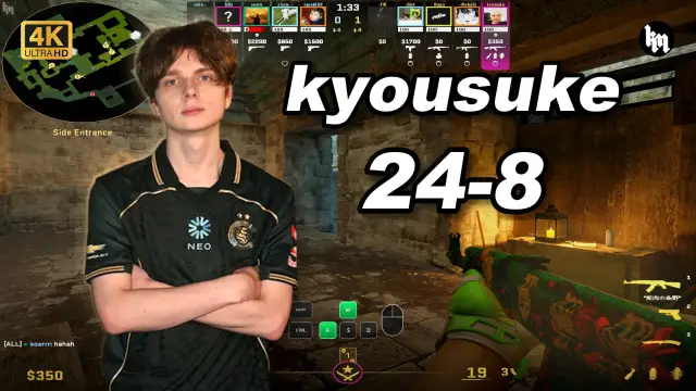 kyousuke 🔥kyousuke (24-8) 1.82 Rating 均分3500 远古遗迹 POV | 2026.09.27 视频封面