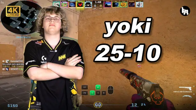 NAVI NAVI青训🔥yoki (25-10) 1.93 Rating 均分3300 炙热沙城2 POV | 2026.09.09 视频封面