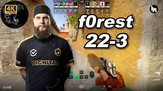 f0rest 老骥伏枥🔥f0rest (22-3) 2.11 Rating 均分3000 炼狱小镇 POV | 2026.09.29 视频封面