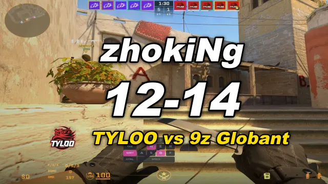zhokiNg zhokiNg (12-14) 天禄 vs 9Z (荒漠迷城) | PGL Masters Bucharest 2026 视频封面