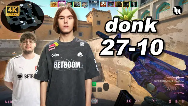 donk 🔥donk (27-10) 1.63 Rating 均分3600 炙热沙城2 POV | 2026.09.21 视频封面