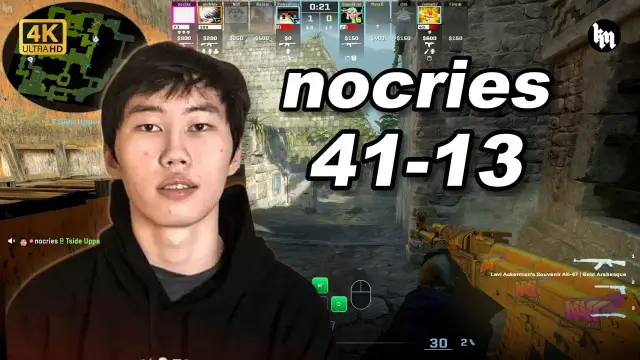 nocries 无加时🔥nocries (41-13) 2.22 Rating 均分2700 远古遗迹 POV | 2026.10.02 视频封面