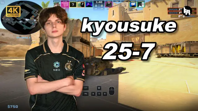 kyousuke 🔥kyousuke (25-7) 1.78 Rating 均分3300 荒漠迷城 POV | 2026.09.14 视频封面