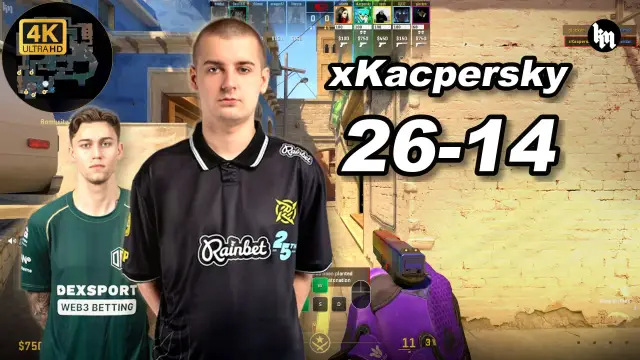 xKacpersky 🔥xKacpersky (26-14) 1.68 Rating 均分3300 荒漠迷城 POV | 2026.09.27 视频封面