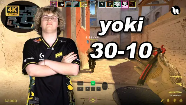 NAVI NAVI青训🔥yoki (30-10) 2.19 Rating 均分3300 荒漠迷城 POV | 2026.09.14 视频封面