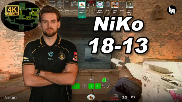 Woro2k 🔥NiKo 天梯单排 队友Woro2k 均分3300 远古遗迹 POV | 2026.08.26 视频封面