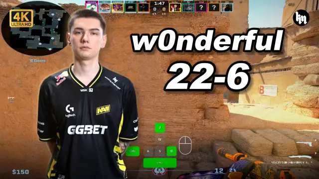 w0nderful 🔥w0nderful (22-6) 1.76 Rating 均分3100 炙热沙城2 POV | 2026.09.09 视频封面