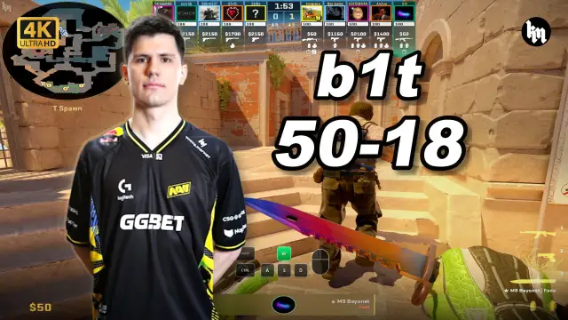 b1t 🔥b1t (50-18) 天梯五排 均分2300 阿努比斯 POV | 2026.10.13 视频封面