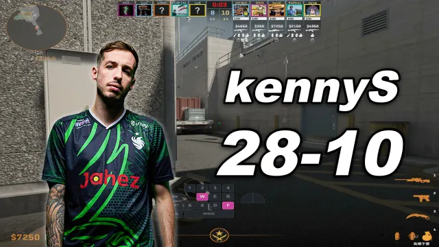 kennyS 🔥kennys (28-10) 1.85 Rating 均分2700 核子危机 POV | 2026.10.20 视频封面