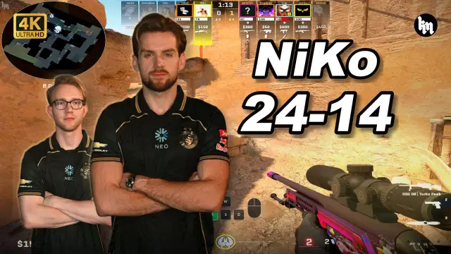 NiKo 🔥NiKo (24-14) 和龙哥双排 均分3600 炙热沙城2 POV | 2026.10.08 视频封面