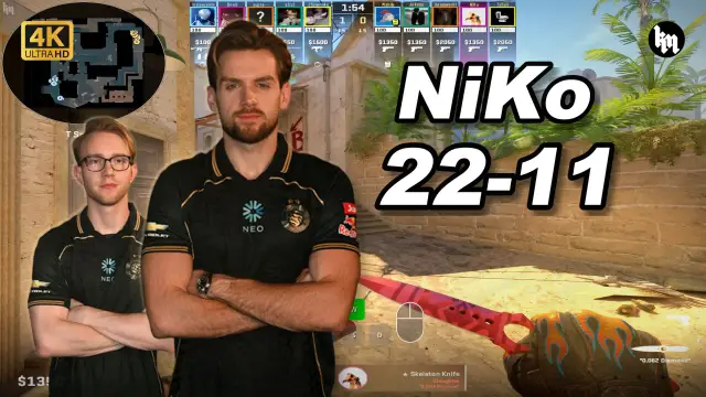 s1zzi 🔥NiKo (22-11) 和龙哥双排 对面s1zzi 均分3300 荒漠迷城 POV | 2026.08.27 视频封面