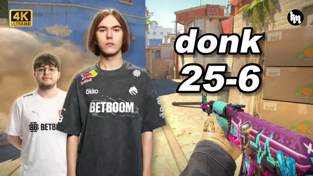 donk 🔥donk (25-6) 2.12 Rating 均分3600 荒漠迷城 POV | 2026.09.21 视频封面