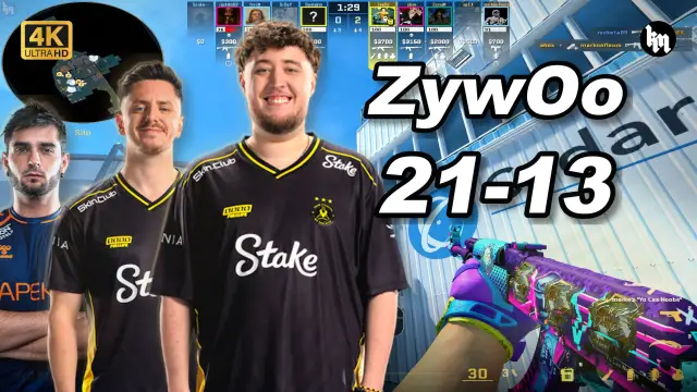 ZywOo 🔥ZywOo和apEX/shox/ScreaM/markoo-五排 均分3000 核子危机 POV | 2026.09.27 视频封面