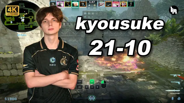 kyousuke 🔥kyousuke (21-10) 均分3300 远古遗迹 POV | 2026.09.12 视频封面