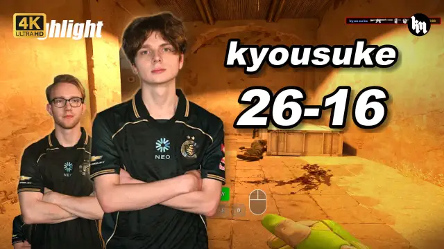 kyousuke 🔥kyousuke (26-16) 和龙哥双排 均分3500 炙热沙城2 POV | 2026.09.02 视频封面