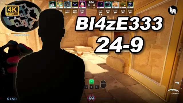Bl4zE333 13岁🔥Bl4zE333 (24-9) 1.73 Rating 均分3200 阿努比斯 POV | 2026.09.27 视频封面