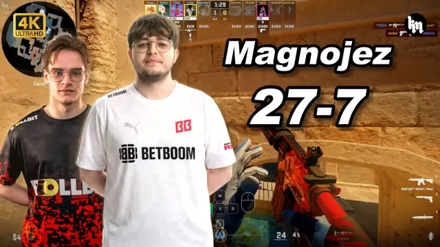 Magnojez 🔥Magnojez (27-7) 天梯单排 队友jcobbb 均分3600 阿努比斯 POV | 2026.09.27 视频封面