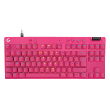 罗技G Pro X TKL RAPID Magenta