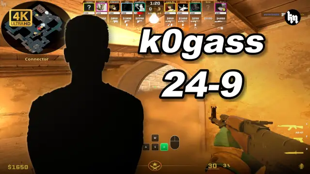 k0gass 绿龙青训17岁🔥k0gass 均分3500 荒漠迷城 POV | 2026.09.25 视频封面