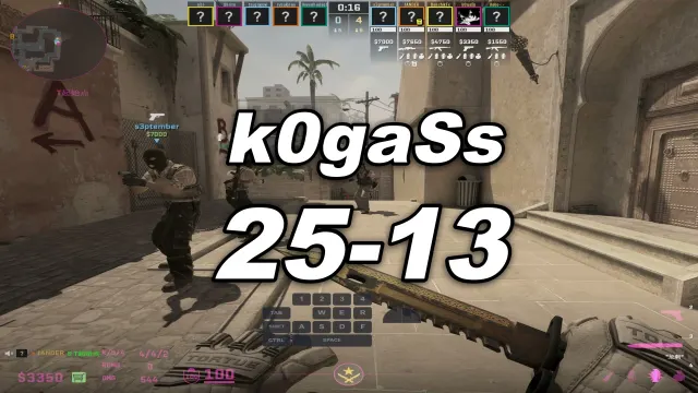 k0gaSs 绿龙青训🔥k0gas 25-13s 均分3600 荒漠迷城 POV | 2026.10.20 视频封面