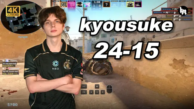 kyousuke 🔥kyousuke (24-15) 1.39 Rating 均分3600 炙热沙城2 POV | 2026.09.18 视频封面