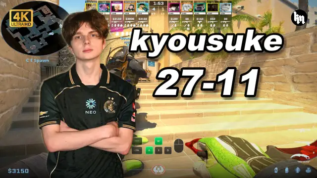 kyousuke 🔥kyousuke (27-11) 1.58 Rating 均分3600 荒漠迷城 POV | 2026.09.27 视频封面