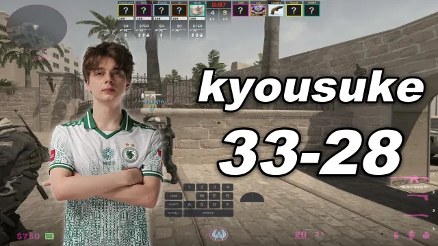 kyousuke 🔥kyousuke (33-28) 1.23 Rating 均分3500 荒漠迷城 POV | 2026.10.24 视频封面
