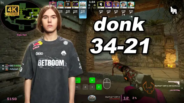 donk 🔥donk (34-21) vs 寒王 均分3400 远古遗迹 POV | 2026.08.30 视频封面