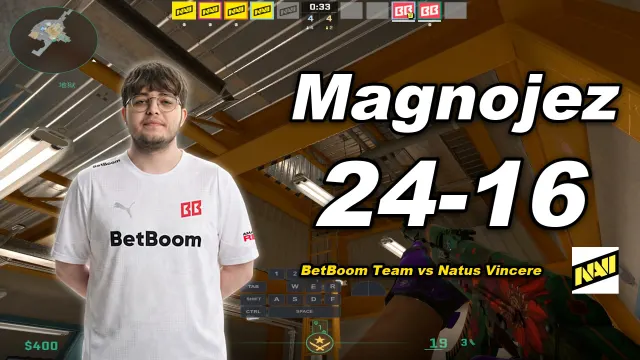 Magnojez Magnojez (24-16) BETBOOM 对阵 NAVI (核子危机) | PGL Masters Bucharest 2026 视频封面