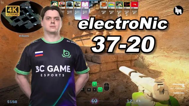 electronic 电子哥🔥electroNic (37-20) 天梯五排 均分2600 炙热沙城2 POV | 2026.09.26 视频封面