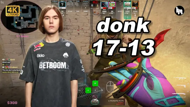 donk 🔥donk对面xKacpersky/kRaSnaL 均分3500 荒漠迷城 POV | 2026.09.05 视频封面