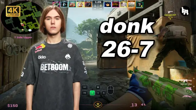 donk 🔥donk (26-7) 均分3500 远古遗迹 POV | 2026.09.19 视频封面