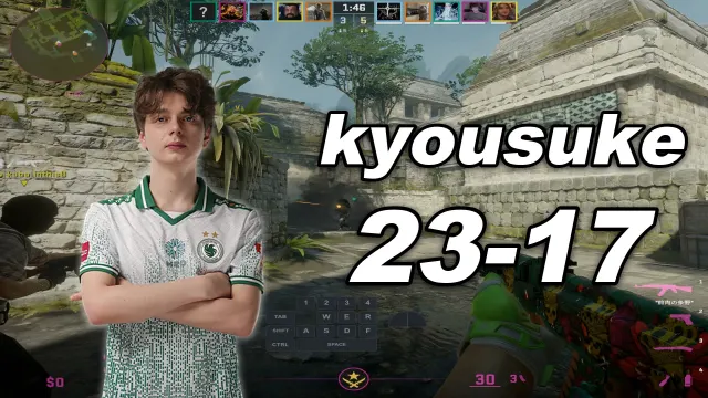 kyousuke 🔥kyousuke (23-17) 1.42 Rating 均分3700 远古遗迹 POV | 2026.10.21 视频封面