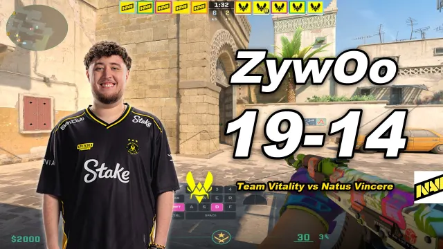 ZywOo ZywOo (19-14) 小蜜蜂 vs NAVI (炙热沙城2) | PGL Masters Bucharest 2026 视频封面