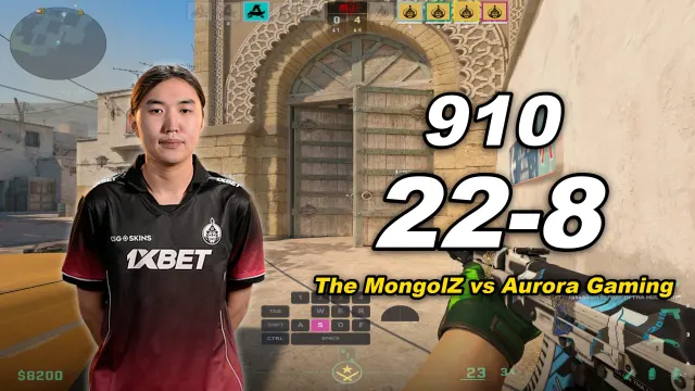 910 910 (22-8) 蒙古 vs AURORA (炙热沙城2) | PGL Masters Bucharest 2026 视频封面