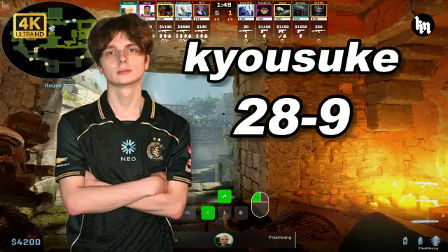 kyousuke 🔥kyousuke (28-9) 和sh1nejezzz双排 均分3100 远古遗迹 POV | 2026.09.02 视频封面